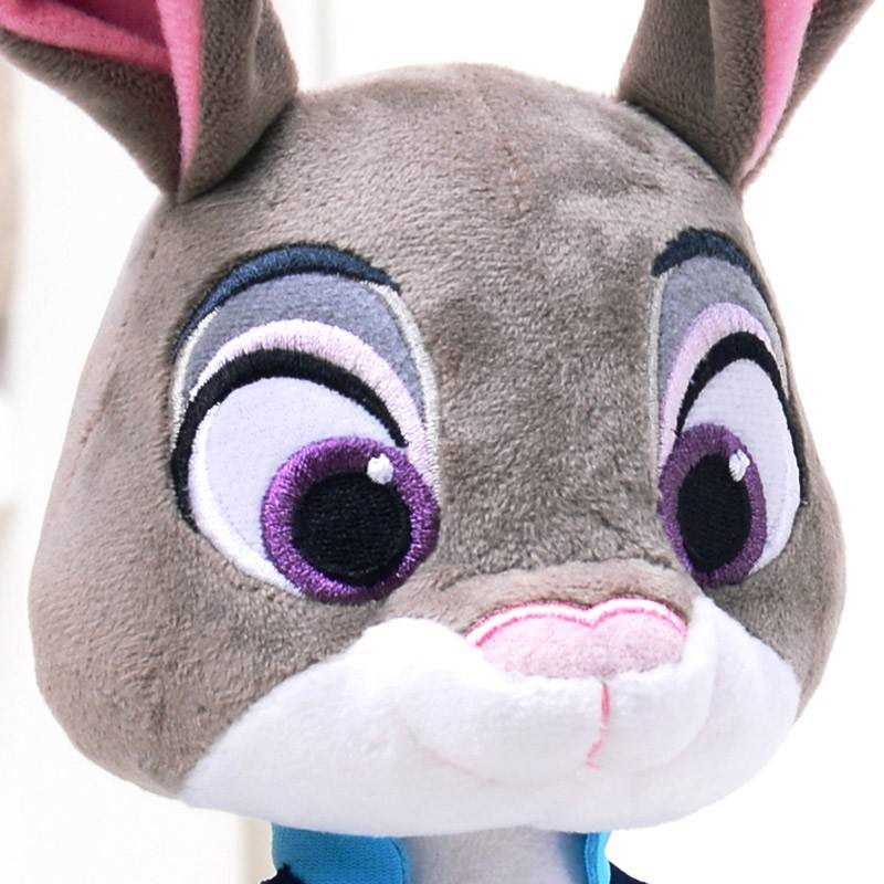 迪士尼(disney)疯狂动物城经典系列朱迪兔子毛绒抱枕15寸